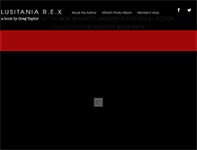 Tablet Screenshot of lusitaniarex.com